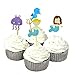 BETOP HOUSE Set of 24 Pieces Under The Sea Theme Mermaid Couple Cake Cupcake Decorative Cupcake Topper for Kids Birthday Party Themed Party Baby Shower