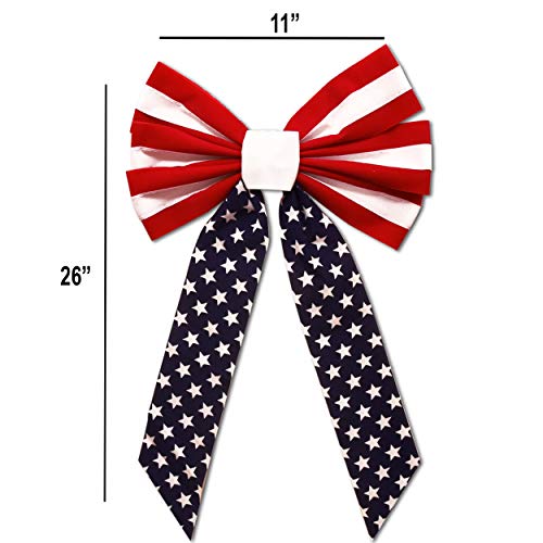 2 Patriotic+American+Stripes+Independence+Decorations