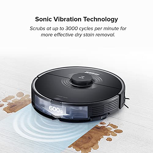 roborock S7+ Robot Vacuum and Sonic Mop with SelfEmpty Dock, Stores up