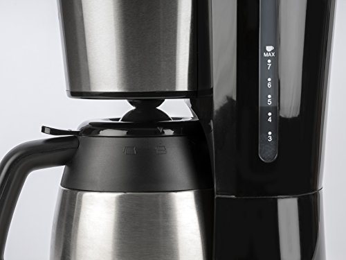 Korona 10332 Kaffeemaschine mit Timer, Edelstahl schwarz mit Thermoskanne – Bild 6