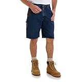 RIGGS WORKWEAR by Wrangler Men's Big & Tall Workhorse Short, Antique Indigo, 50