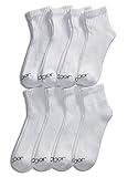 Jockey Men's Socks Sport Essentials Quarter - 8 Pack, white, 9 - 12