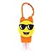 Bac-Pac Buddies - Reusable Hand Sanitizer - Bundle Pack - Travel Size Scented Gel On-the-Go Bottles (1oz, 3 Pack, Emoticons)