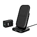 Wireless Charging Stand RAVPower 2 Coils 7.5W Qi-certified Compatible iPhone XS MAX XR X 8 & 8 Plus with HyperAir, 10W Qi for Galaxy S9 S9+ Note 8 All Qi-Enabled Devices (Black) primary