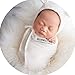 Newborn Photography Props Wrap Stretchy Flannel Blanket Baby Photo Prop Swaddle Wraps White