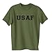 USAF Air Force S/S T-Shirt in Military Green
