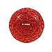 WODSKAI Massage Ball Myofascial Release Lacrosse Ball for Trigger Point Therapy, Muscle Knots, Yoga Therapeutics with 3 Kinds Bag-Free Carrying Bag (Red 12cm)