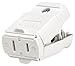 Leviton 15 Amp, 125 Volt, Cord Outlet, 1 Pack, 102-WP, White
