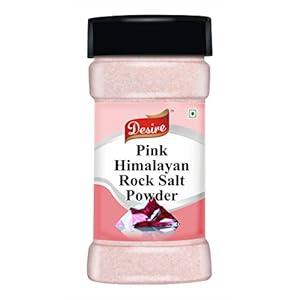 Desire Pink Himalayan Rock Salt Powder 200 Gram in Jar