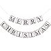 Tinksky MERRY CHRISTMAS Banner Vintage Garland Holiday Party Home Christmas Decoration