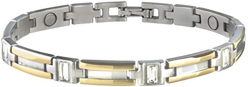 Sabona Magnet Magnetic Power Bracelet Jewellery Women CZ Link Bracelet Lady Duet by of London, Premium Quality & Design Since 1960