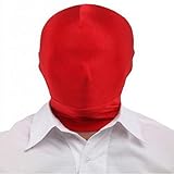 Home Sweetie Lycra Spandex Zentai Costume Skin Masks Christmas Party Chroma-Mask Full Hood Full Cover for Adult (Red)