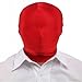 Home Sweetie Lycra Spandex Zentai Costume Skin Masks Christmas Party Chroma-Mask Full Hood Full Cover for Adult (Red)
