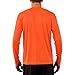 Vapor Apparel Men's UPF 50+ UV Sun Protection Performance Long Sleeve T-Shirt Large Safety Orange