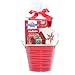 Holiday Cheer Red Themed Gift Basket - Ghirardelli Chocolate, cocoa, Walkers Cookies and The Popcorn Factory Kettle Corn with Snowflake Coffee Mug - Damage-Free Guarantee