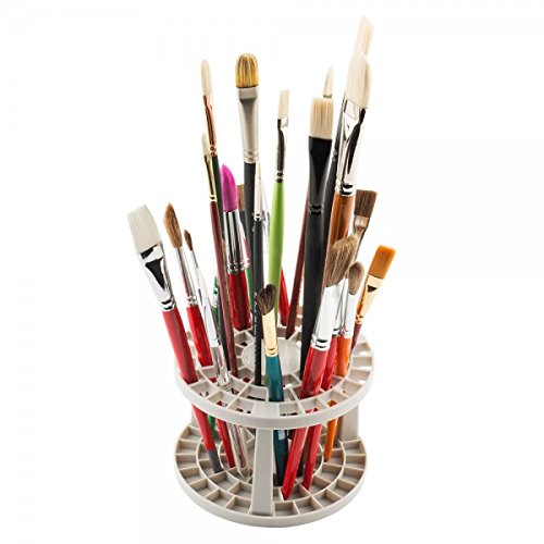 Multi Bin Paint Brush Holder Pen Pencil Organizer 49 Holes Artist