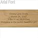 Name Puzzle Engraving