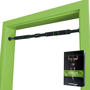 MAGNOOS Optrekstang, Pull-Up Bar”Torero” – Hoogwaardige Deurspanstang voor Deurkozijnen Zonder Schroeven – Deurspanstang