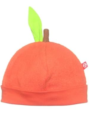Unisex Zutano Cozie Fleece Orange Super Fruit Baby Winter Hat by Zutano - Mandarin - 24 Mths / 24-29 Lbs / 33-35