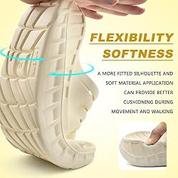 KuaiLu Mens Recovery Sandals Cloud Pillow Cushion