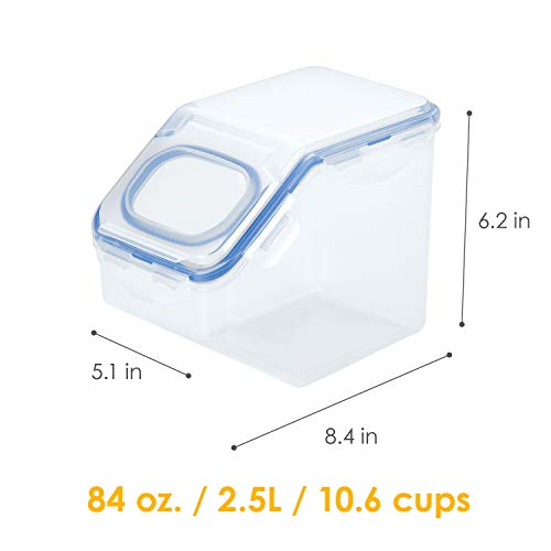 LOCK & LOCK Easy Essentials Food Lids (Fliptop) / Pantry Storage Containers, BPA Free, Top10.6