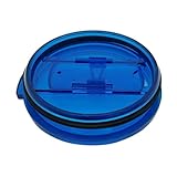 Hot Sale!Slider Closure Lid For 20 Oz,Canserin Spill And Splash Resistant (Blue)