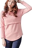 BEARSLAND Women's Sweater Breastfeeding Tunic Shirt Nursing Pullover Tops