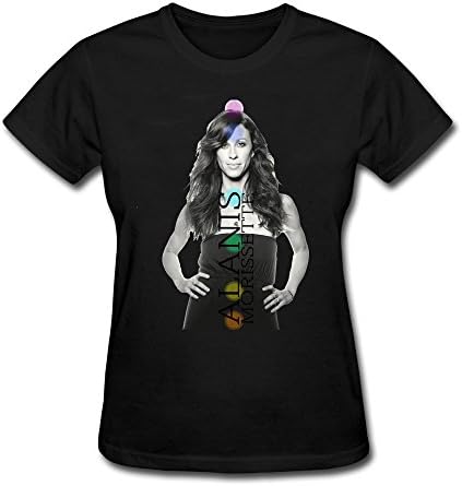 Xuntuo Women's Alanis Home Alanis Morissette Icon Short Sleeve T-shirt