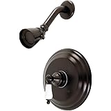 Kingston Vintage-Wasserhahn Für Badewanne/Dusche – 19,1 Cm, Bronzefarben, Druckausgleichend