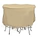 Smart Living 2D-PF74005 Bistro Set Cover With Level 4 UV Protection, 74-Inch x 44-Inch, Large, Khaki