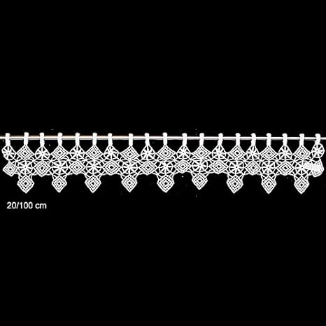 Panneaux Gardine Hossner | 20x100 cm H/B | weiß | 100 % Baumwolle