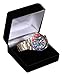 Optima 32-10501 Flocked Bracelet Box Black Watch Case
