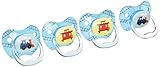 Dr. Brown's Classic Prevent Pacifier, 6-12m, Explore Blue, 4 Count