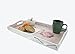 Juvale Set of 3 Floral Wooden Breakfast and Dinner Trays - Carrying Food Trays with Handles for Breakfast in Bed, Lunch, Dinner and More - Large Medium Small
