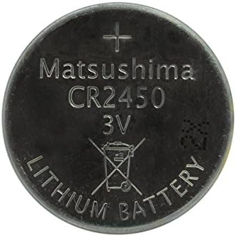 10 X Cr2450 Matsushima 3 Volt Lithium Coin Cell Batteries