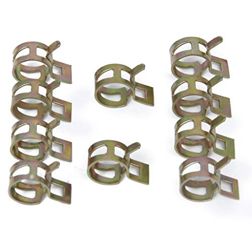 DierCosy Fuel Hose Spring clamp, Water Pipe, air Pipe, Pinch Tube, Elastic Fastener Package 60pcs Household Products