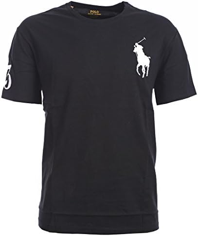 POLO RALPH LAUREN ブラック Tシャツ M Polo Ralph Lauren Mens Crew Neck T-Shirt (M, Black) | Amazon.com