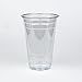 Fit Meal Prep 50 Pack 20 oz Clear Plastic Cups with Flat Lids, Disposable Iced Coffee Cups, BPA Free Premium Crystal Smoothie Cup for Party, Lemonade Stand, Cold Drinks, Juice, Milkshake