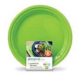 Preserve On the Go Large Plates, Set of 8, Apple Green
