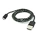 Braided 10ft Long Black USB Cable Charging Power Data Wire for Amazon Kindle, DX, Fire, Fire HD 6, HD 7 8 10 - Fire HD 8.9, HD8, HD10, Kids Edition - Kindle Fire HDX, HDX 7, HDX 8.9