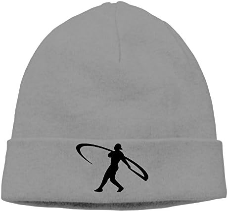 EWIED Men's&amp;Women's Ken Griffey Jr. Patch Beanie CampingDeepHeather Cap Hat For Autumn And Winter
