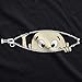 Maternity Baby Peeking T Shirt Funny Pregnancy Tee for Expecting Mothers Funny Graphic Maternity Tee Funny Maternity T Shirt Funny Maternity Shirts Black XL