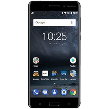 Nokia 6 - 32 GB - Unlocked (AT&T/T-Mobile) - Black - Prime Exclusive - with Lockscreen Offers & Ads
