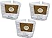 CASA VACUUMS replacement for Shop-Vac Type A HEPA FILTRATION Bags, compatible to 9066700 1.5-Gallon All Around Collection Bag, 3-Pack