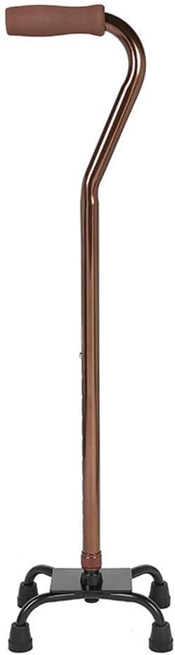 NBVCX Household Products Quad Cane Elderly Four-Legged Cane Disabled