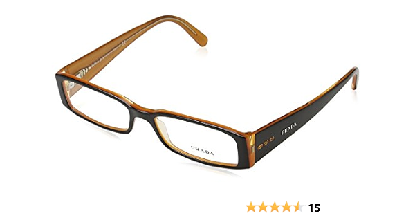 orange prada glasses
