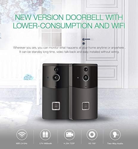 LWB Smart Home Wireless WiFi Video Doorbell Handy Fernbedienung Video berwachung Alarm Meer