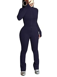 HBQ Women's 2 Piece Tracksuit Sets Long Sleeve Zip