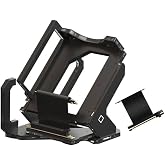 Geeek ITX Open Type Computer Case, Min-ITX ITX Open Computer Case, Open Type Case Test Platform Case, with Graphics Card Extension Cable (Black)