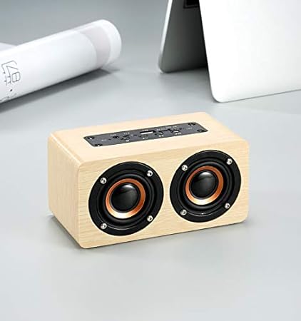 live tech jalsa wireless wooden speaker